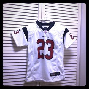 NFL Houston Texans Foster Nike White Game Jersey